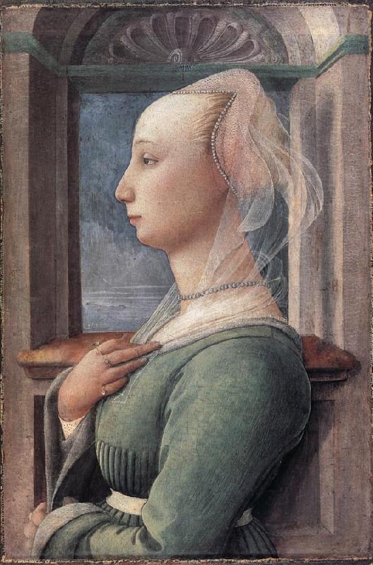 Fra Filippo Lippi portrait of a Woman oil painting picture
